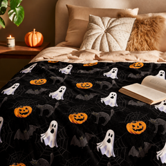 Fantômes & Chauve — souris Plaid Halloween
