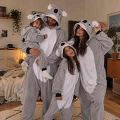 Flannel Cartoon Animal Onesie Pajamas