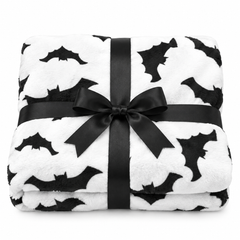 Chauves-Souris Noires & Nuit —  Blanche Plaid Halloween